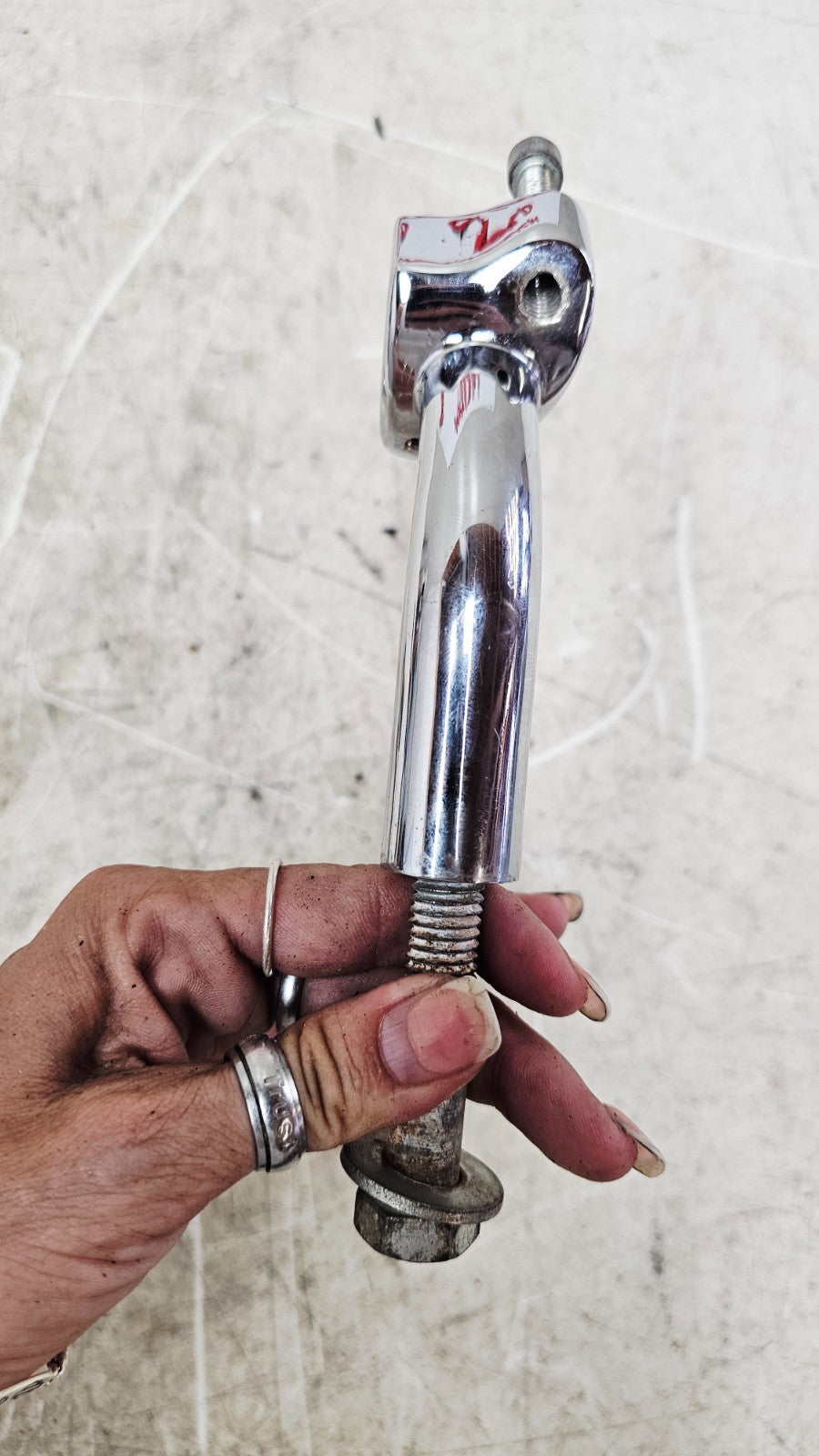 1997 HARLEY DYNA Chrome Pullback Handle Bar Riser