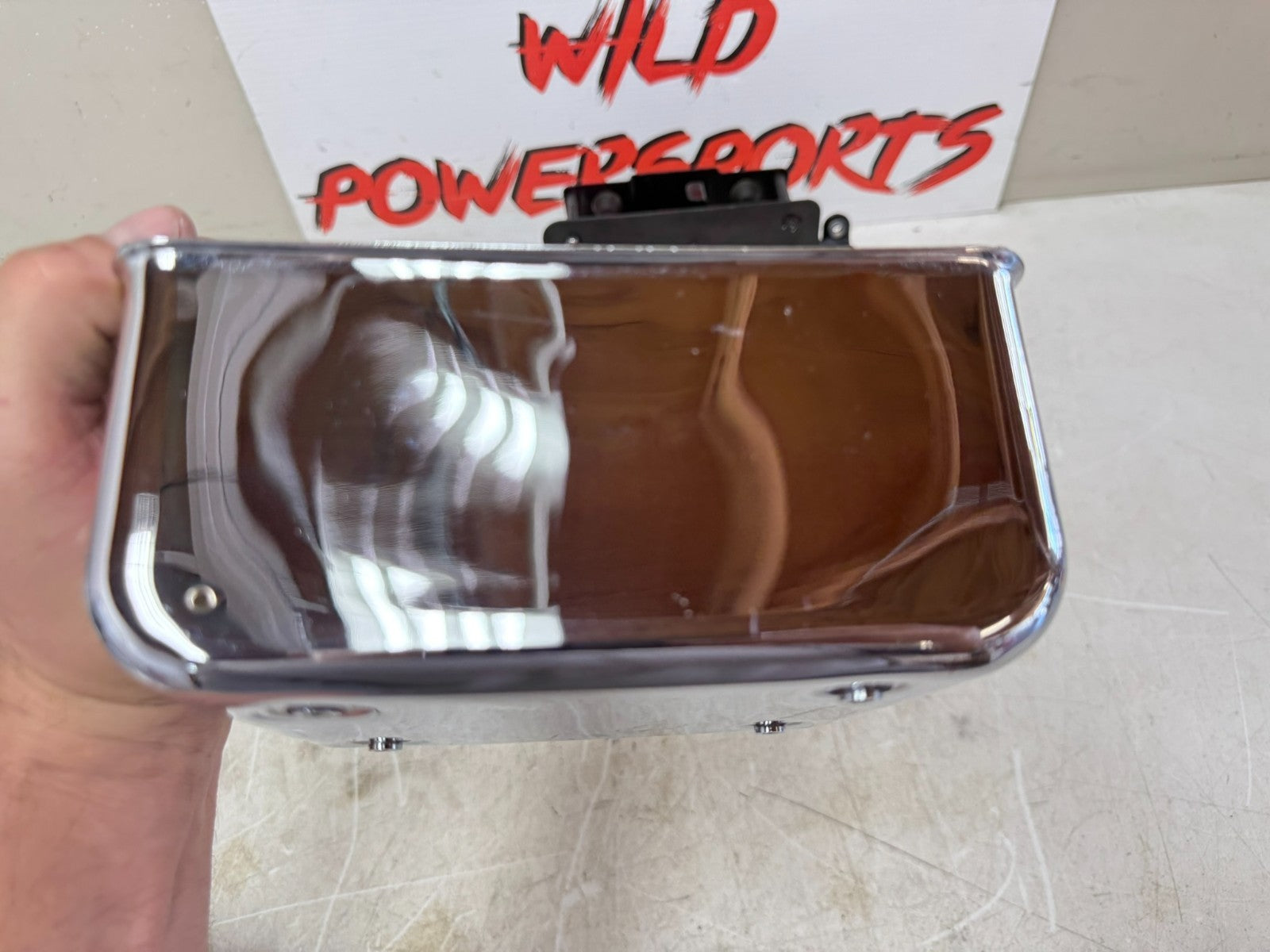 2003 HARLEY DYNA WIDE GLIDE Electrical Box Carrier & Chrome Cover