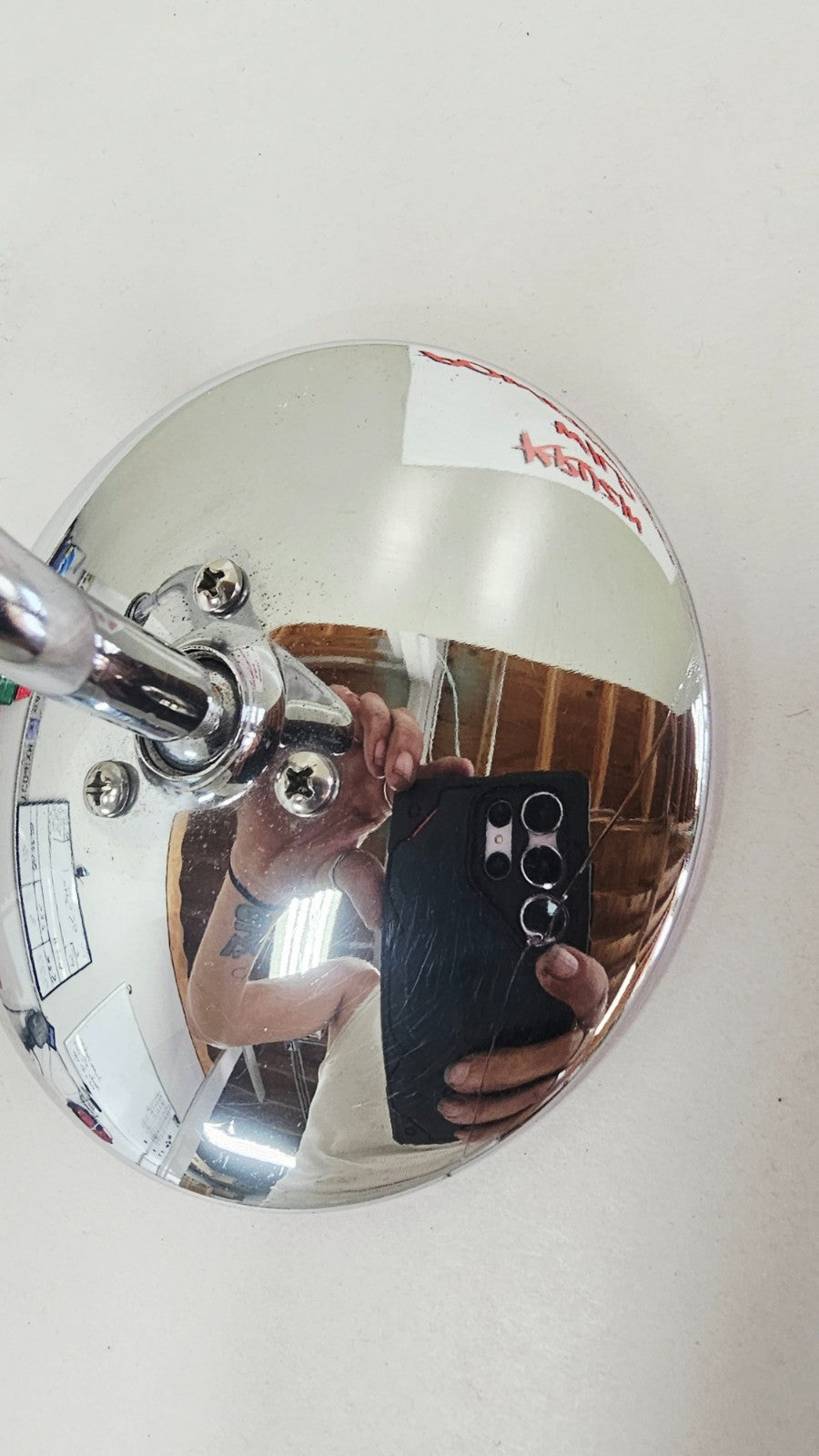 1995 HARLEY SOFTAIL FATBOY Chrome Round Mirrors Left Right Set