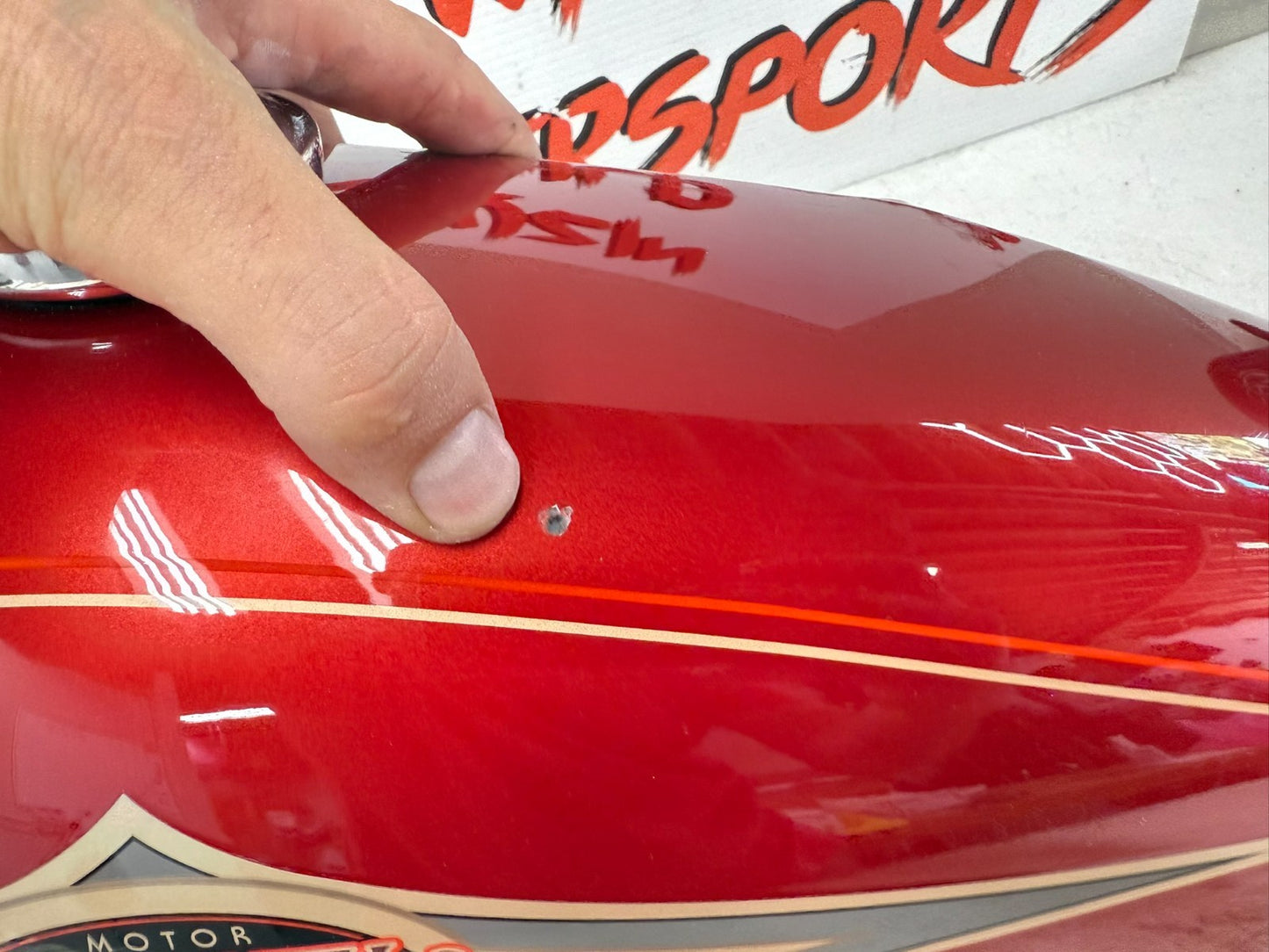 1997 HARLEY DAVIDSON SOFTAIL OEM Left Right Split Gas Fuel Tank