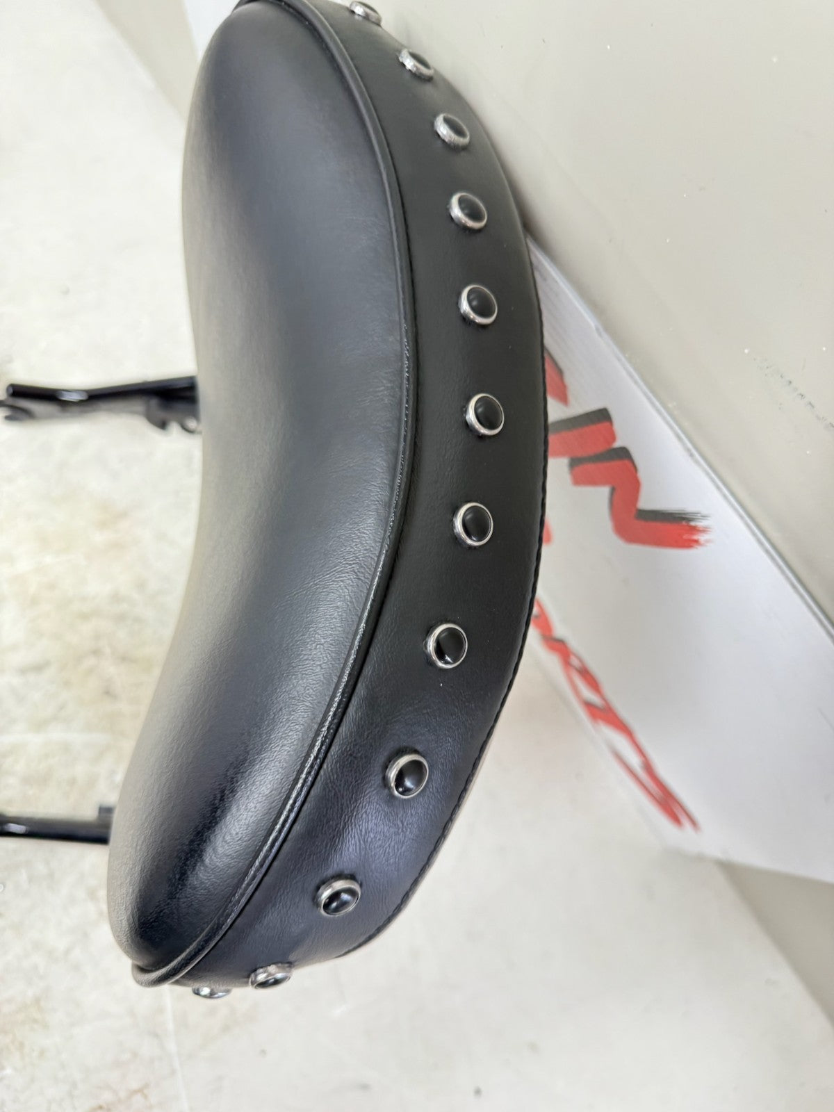 09-24 Street Road Glide Detachable Backrest Sissy Bar Studded