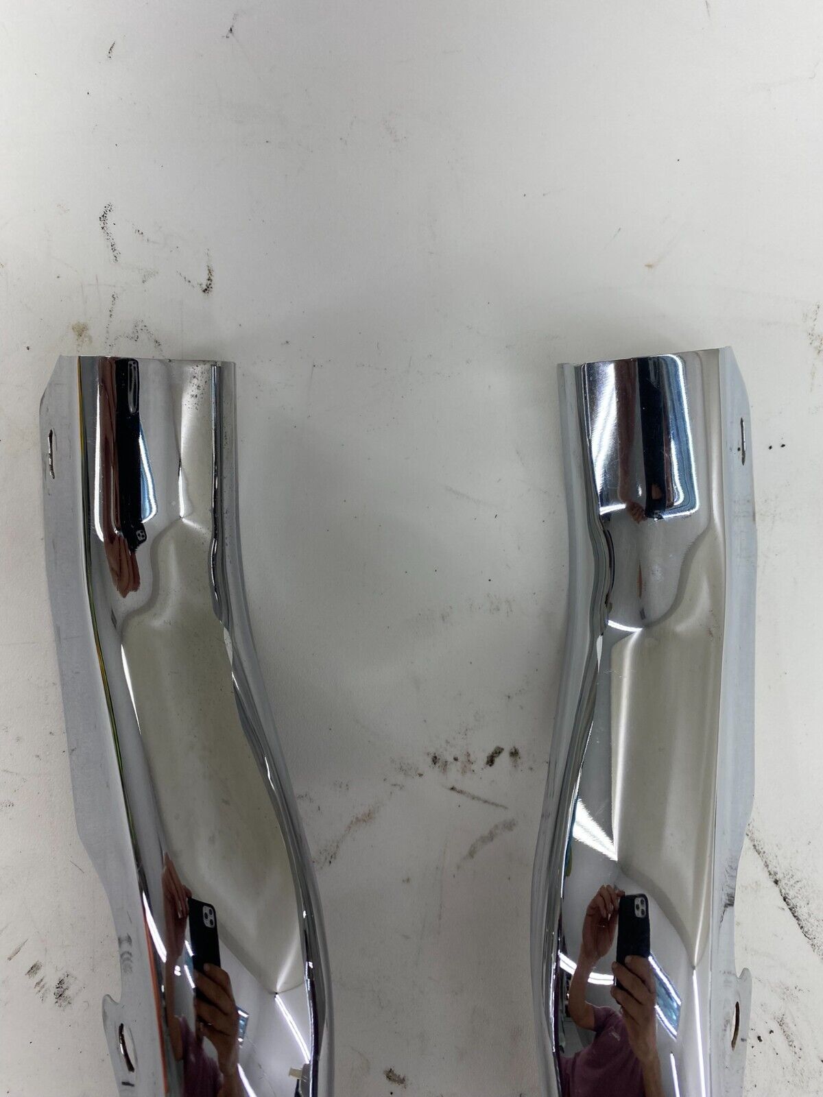 2008 Harley Davidson Electra Glide Chrome Rear Frame Strut Arm Covers