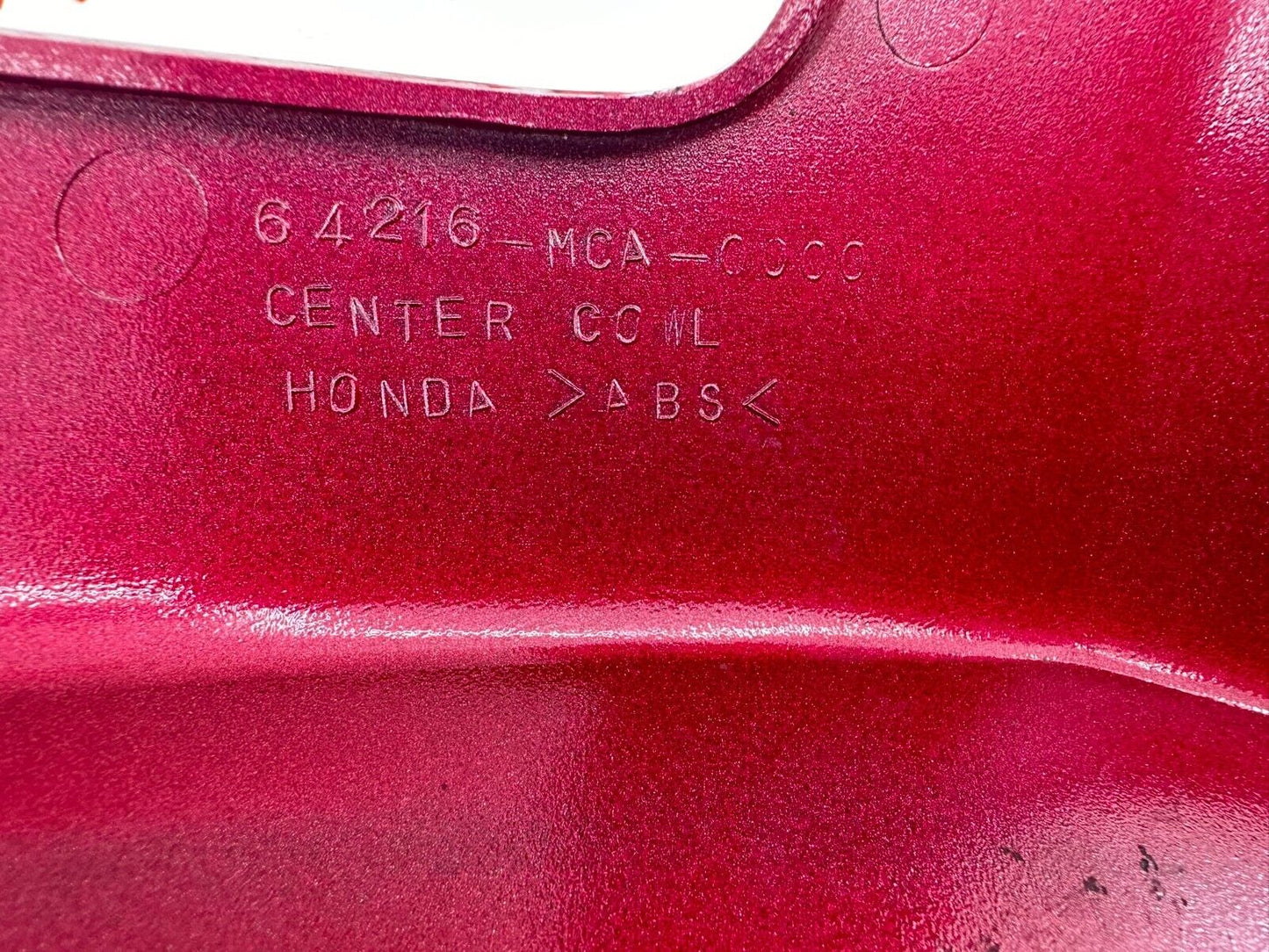 2004 Honda Goldwing GL1800 Red Front Fairing Cowl Lower Center Cover Plastic