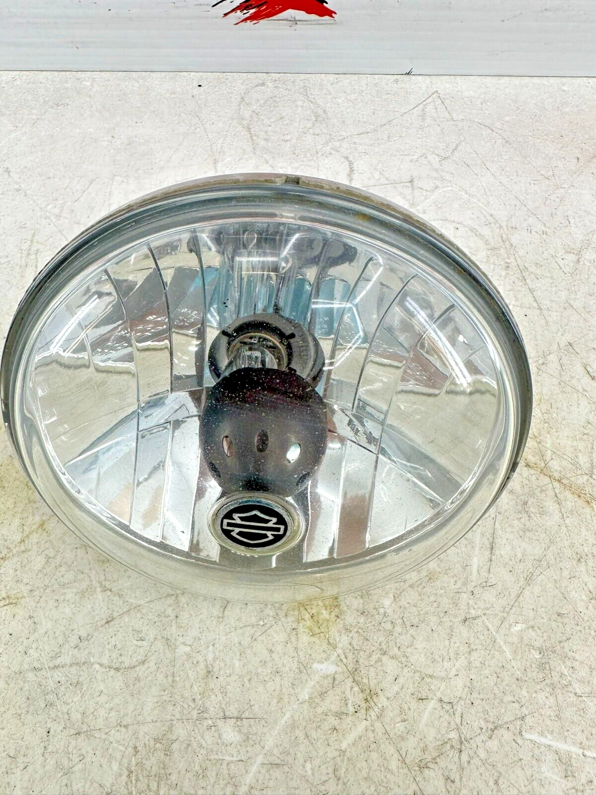 2004 UP HARLEY DAVIDSON SPORTSTER Headlight Housing + Bulb OEM HD