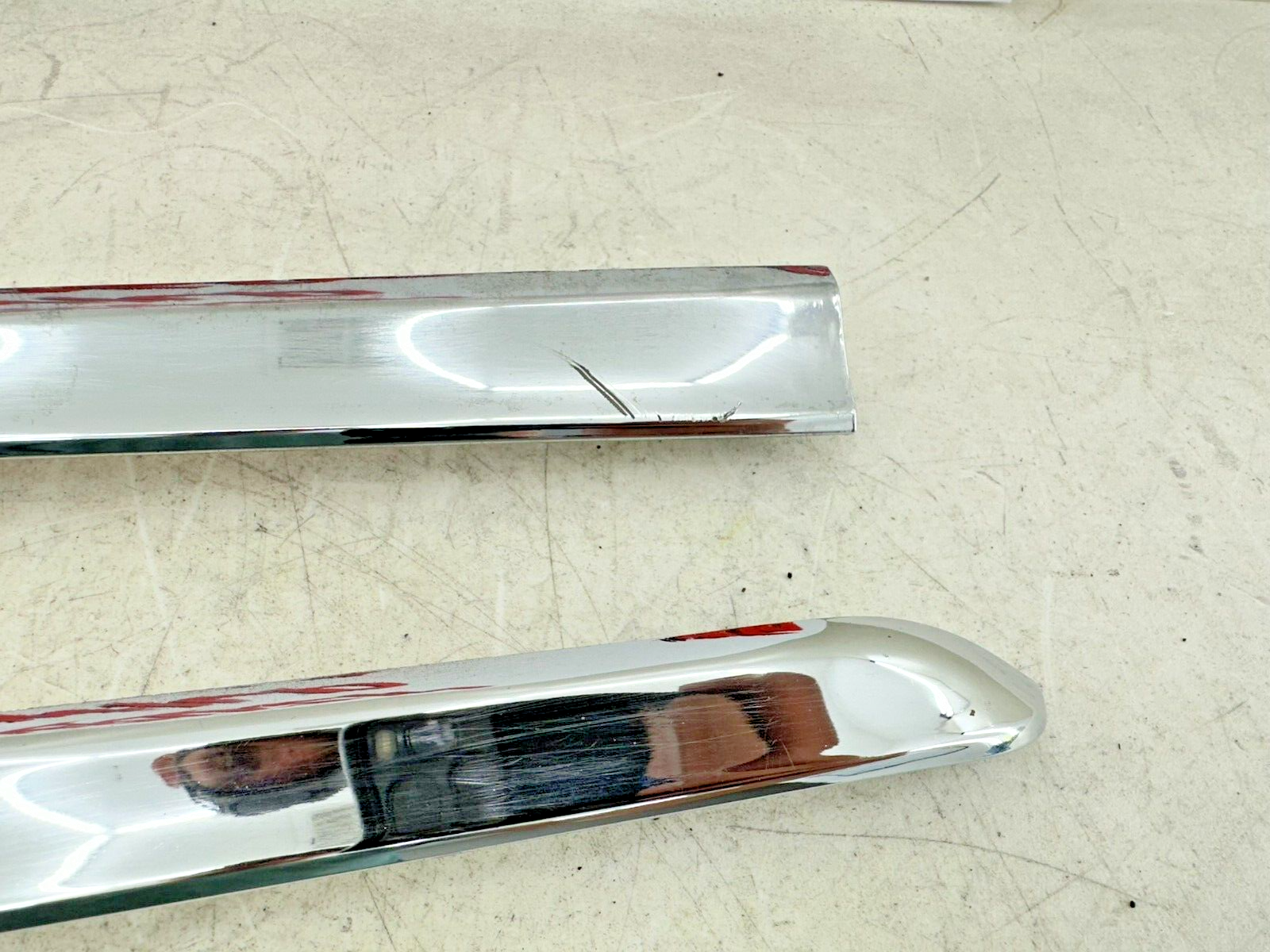 04 Honda Goldwing GL1800 Right & Left Saddlebag Door Trim Chrome Set OEM Genuine