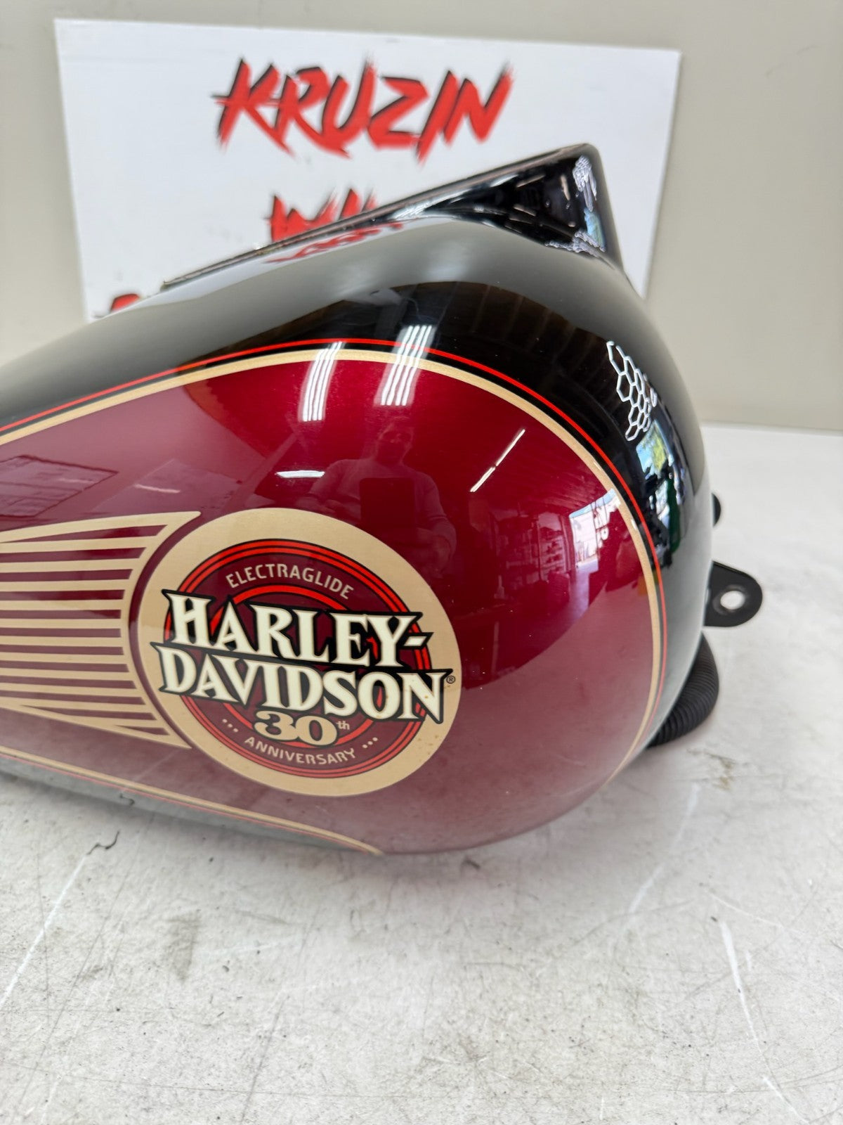 1995 HARLEY FLH ELECTRA GLIDE Fuel Gas Tank EFI Fuel Injected 30th Anniversary