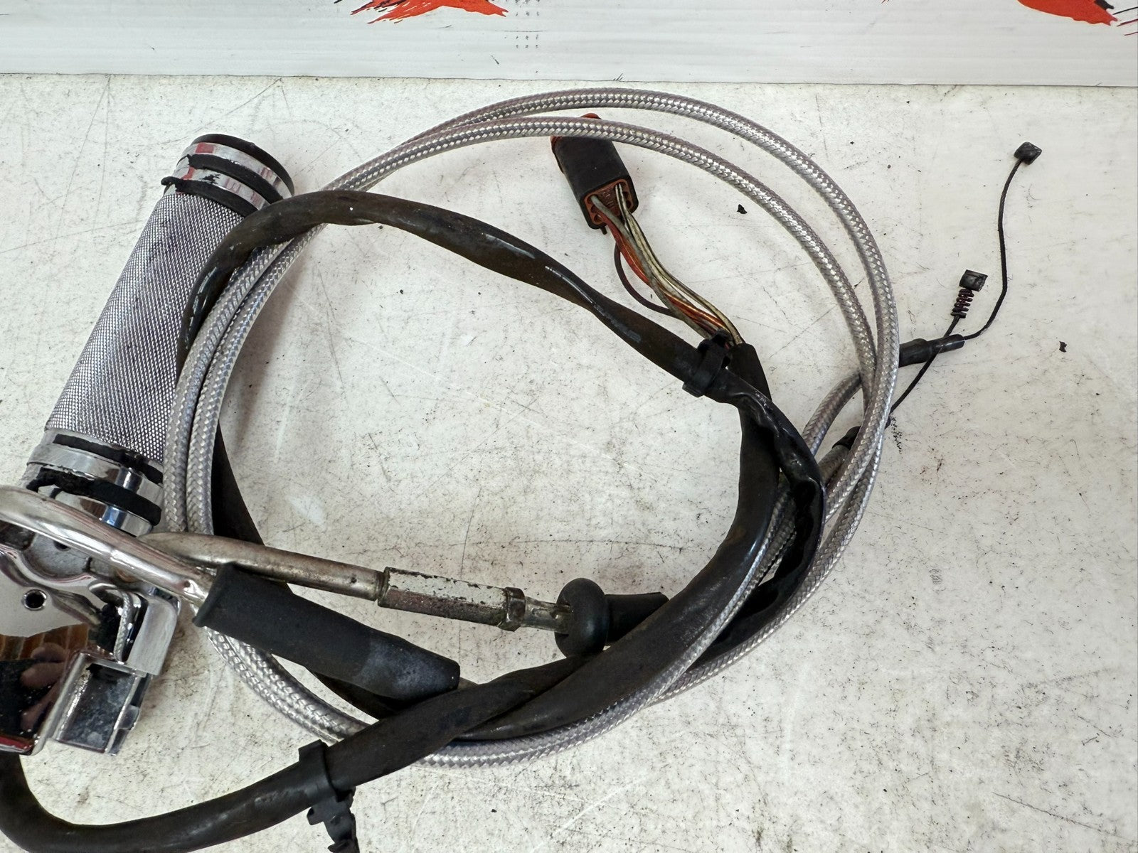 1997 HARLEY DAVIDSON SOFTAIL Chrome Left Right Hand Controls Switch Housing