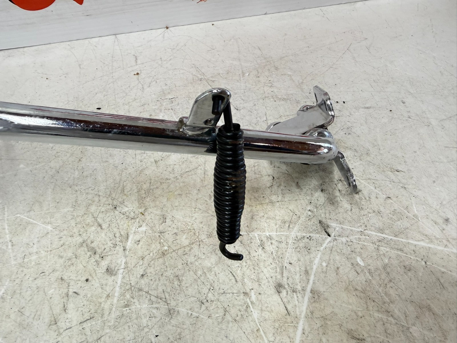 1995 HARLEY FLH ELECTRA GLIDE OEM Left Side Jiffy Kick Stand Chrome W/ Extension