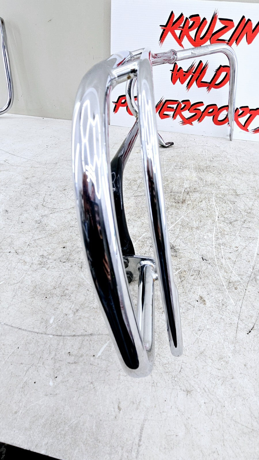 1998 HARLEY FLH ROADKING Chrome Saddlebag Surround Bumper Guard Bars