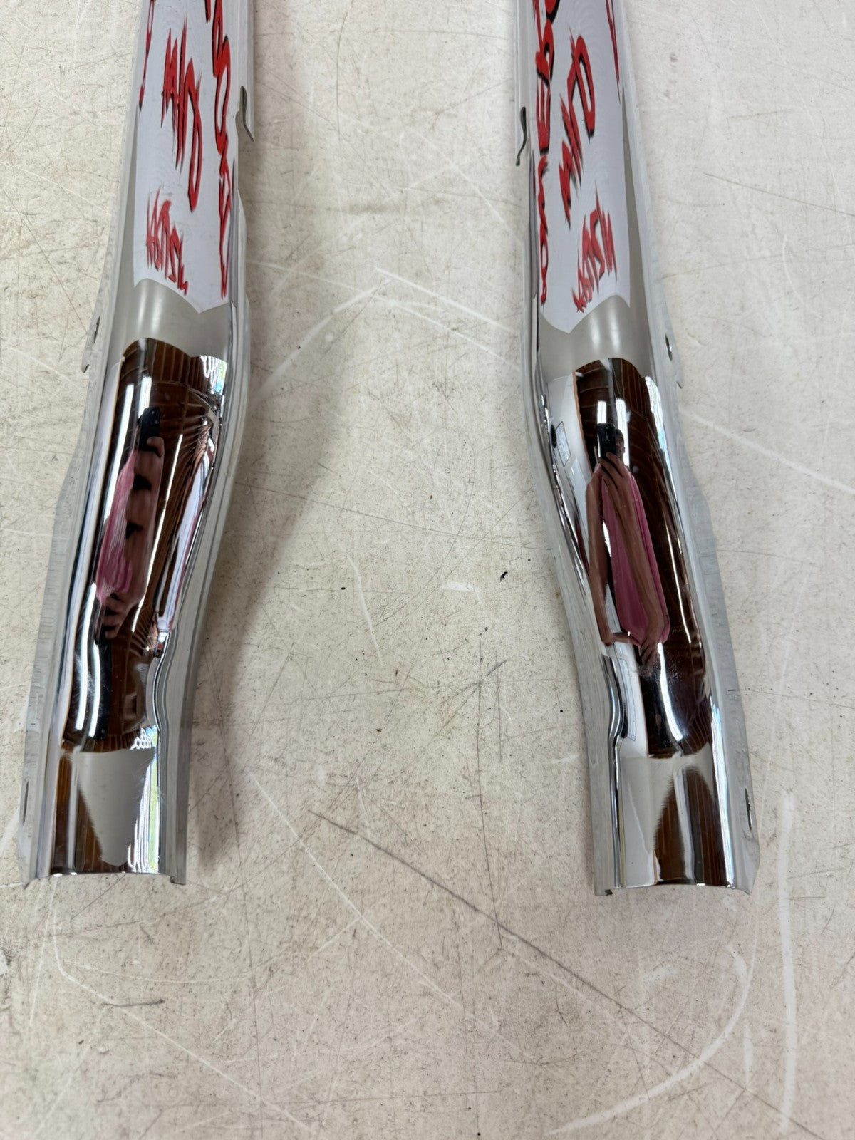 2003 HARLEY ELECTRA GLIDE Chrome Rear Strut Arm Frame Cover