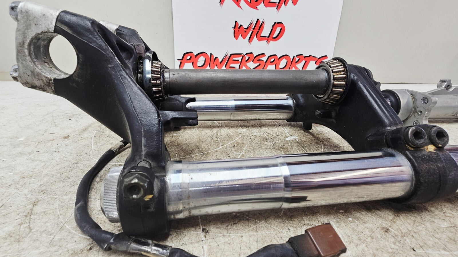 1995 HONDA GOLDWING GL1500 Front Fork Suspension Triple Tree Clamp Fork Tubes