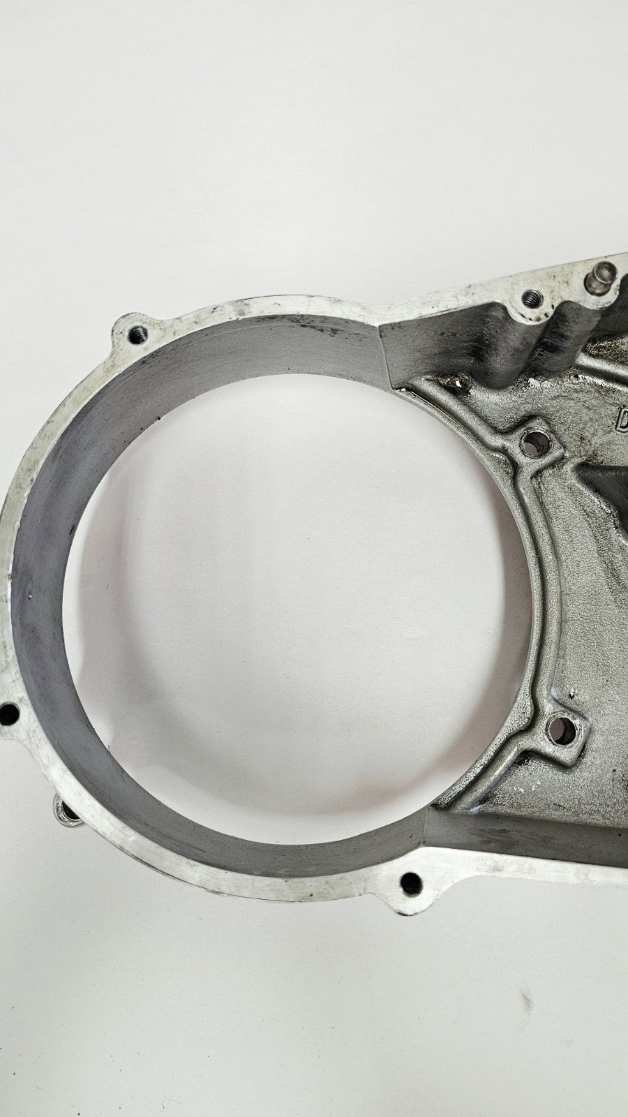 1995 HARLEY SOFTAIL FATBOY Delkron Polished Inner Primary Clutch Cover Housing