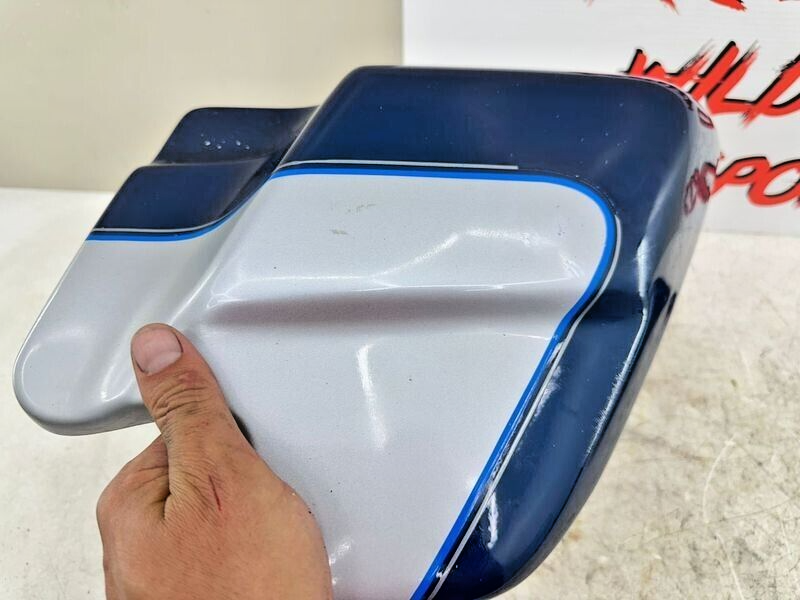 1999 HARLEY FLH ELECTRA GLIDE OEM HD Right Left Side Cover Cobalt Blue Diamond