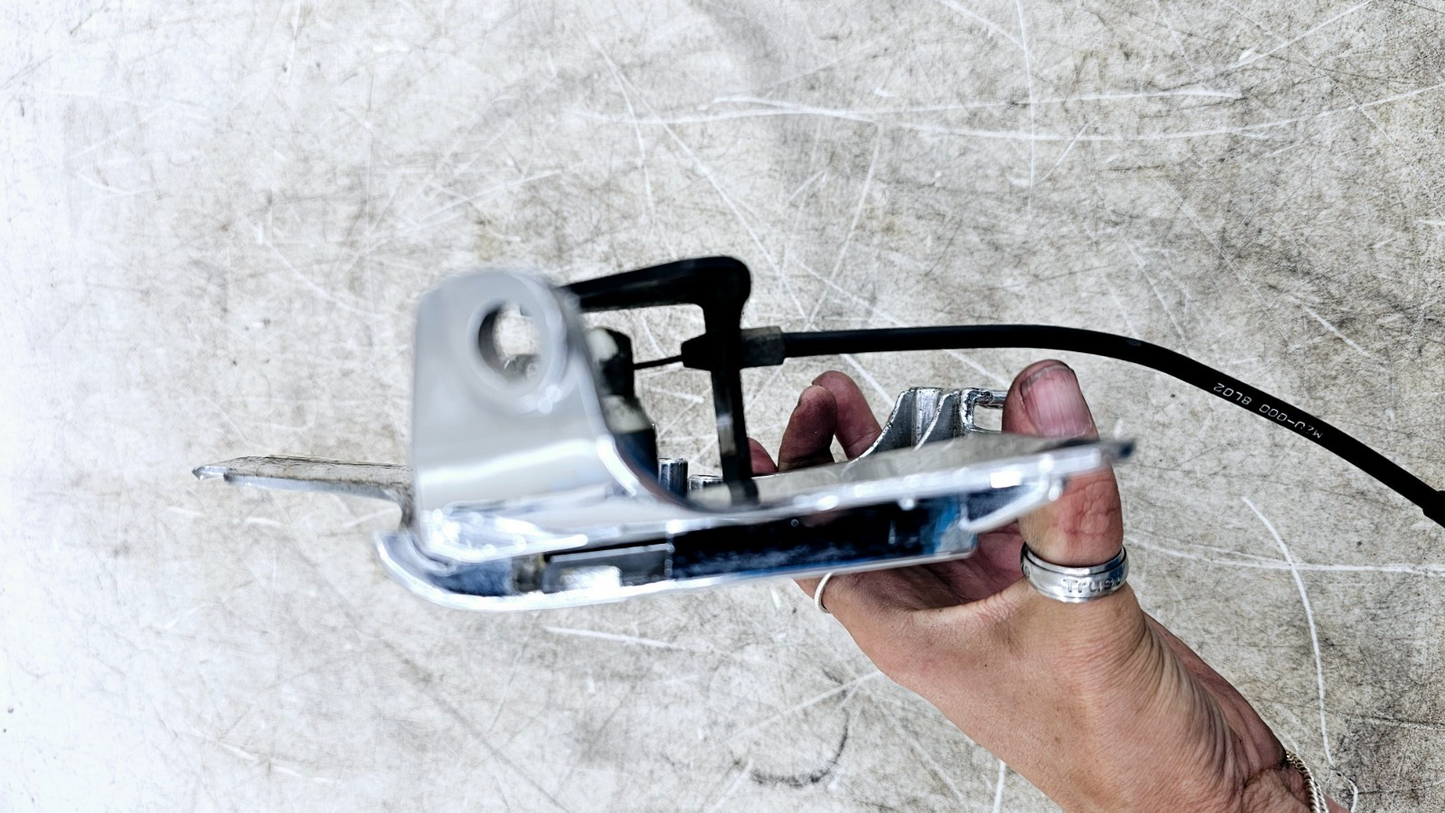 1999 HONDA VALKYRIE INTERSTATE Chrome Center Seat Lock Cover Fairing Panel