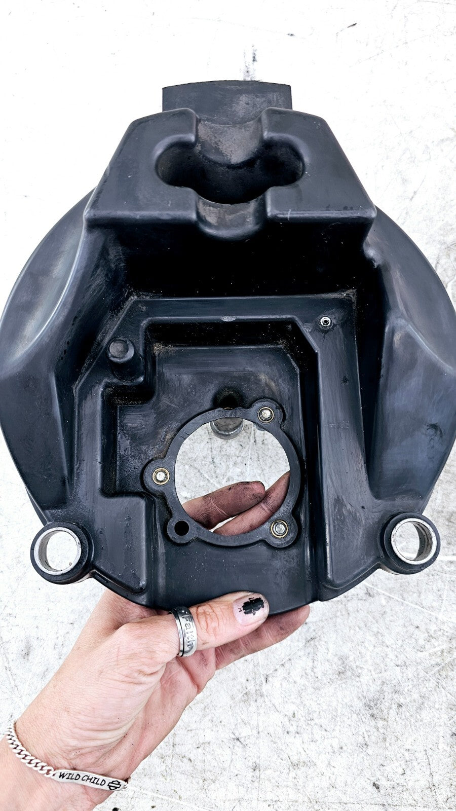1994 HARLEY FLH ELECTRA GLIDE Air Filter Housing Backing Plate & Hardware