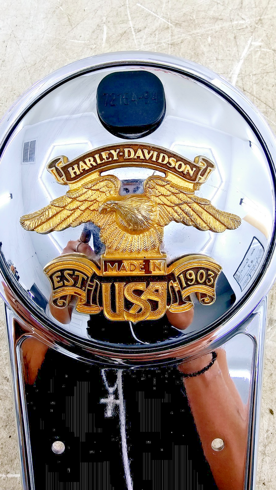 2000 HARLEY ELECTRA GLIDE Gas Tank Dashboard Console CB Intercom Fuel Cap Cover