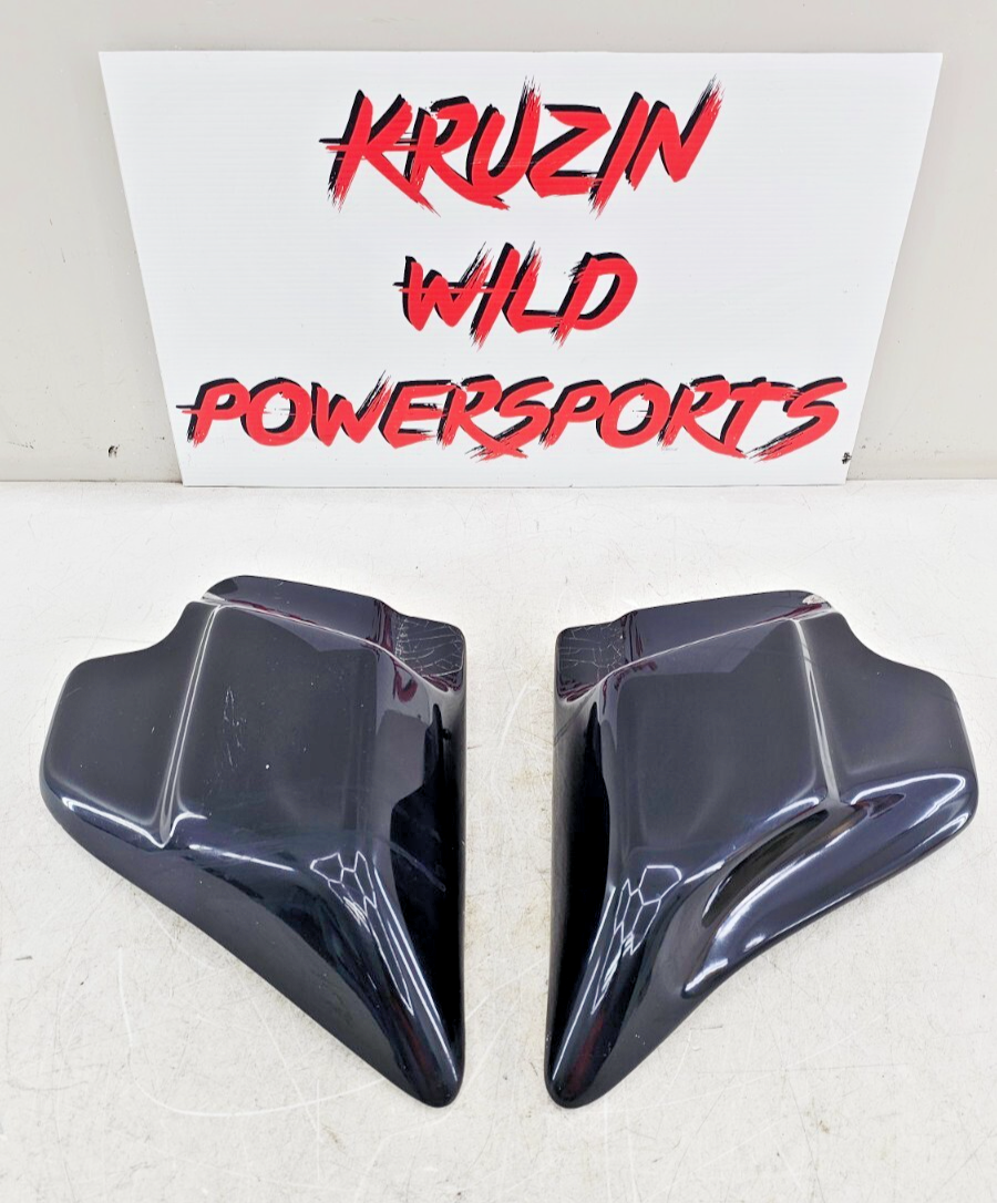 2000 HARLEY FLH ROADKING Left Right Side Cover Fairing Panel Cowl Black