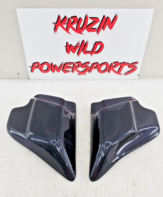 2000 HARLEY FLH ROADKING Left Right Side Cover Fairing Panel Cowl Black