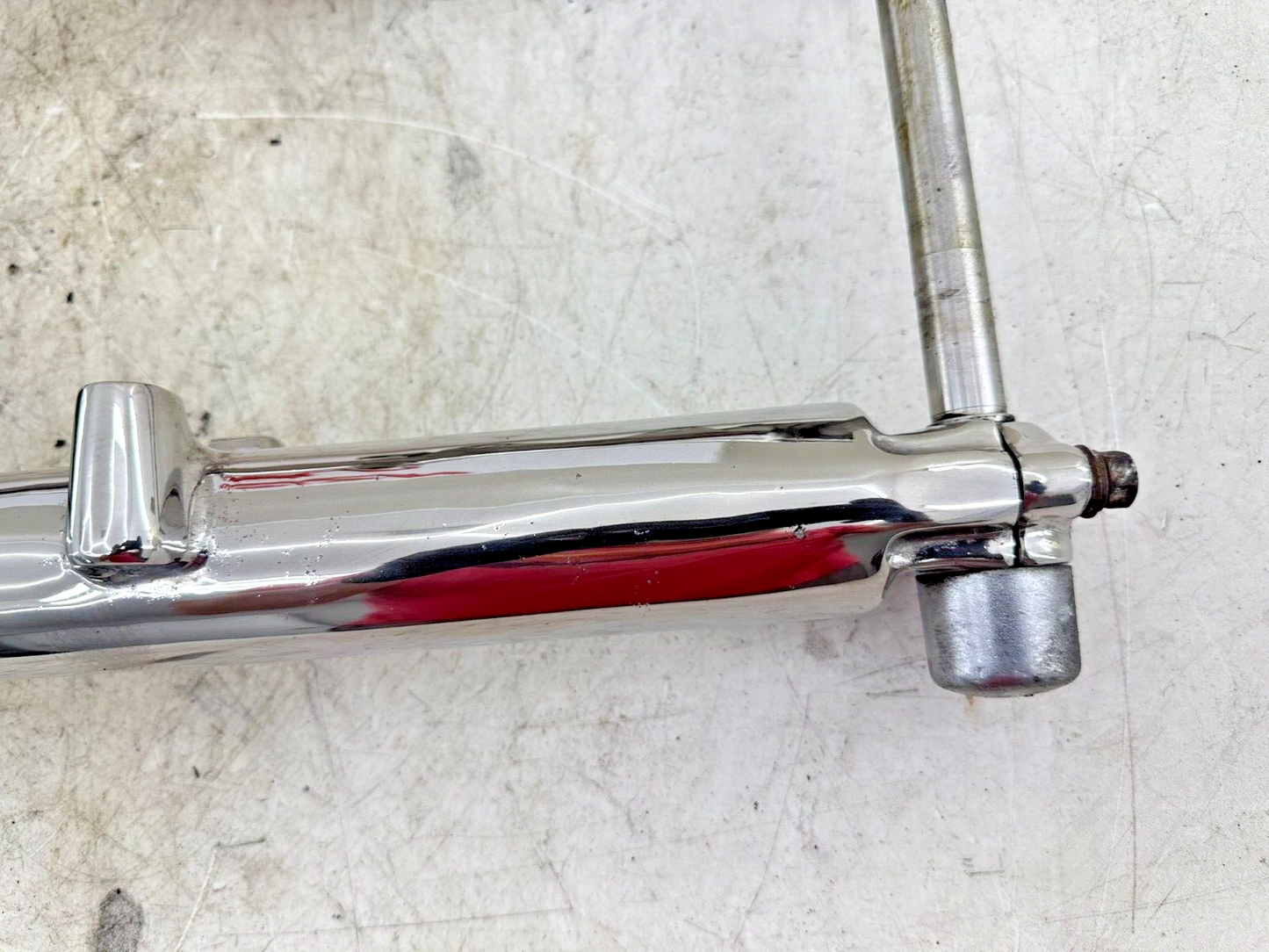 1995 HARLEY SOFTAIL Chrome Forks Front End Suspension Top Triple Clamp