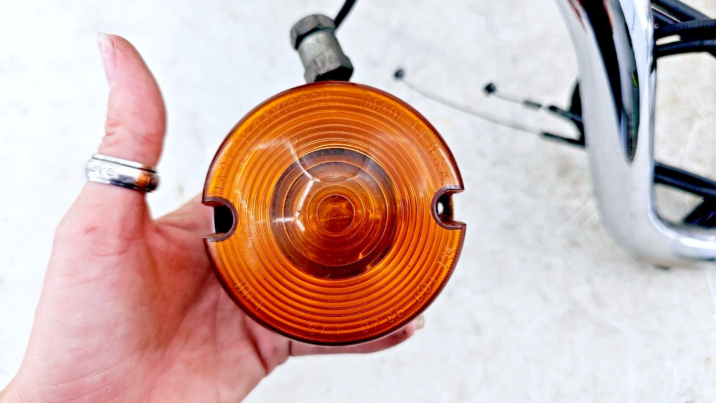 1995 HARLEY DYNA CONVERTIBLE Handlebar Control Switch Housing Grips +Turn Signal