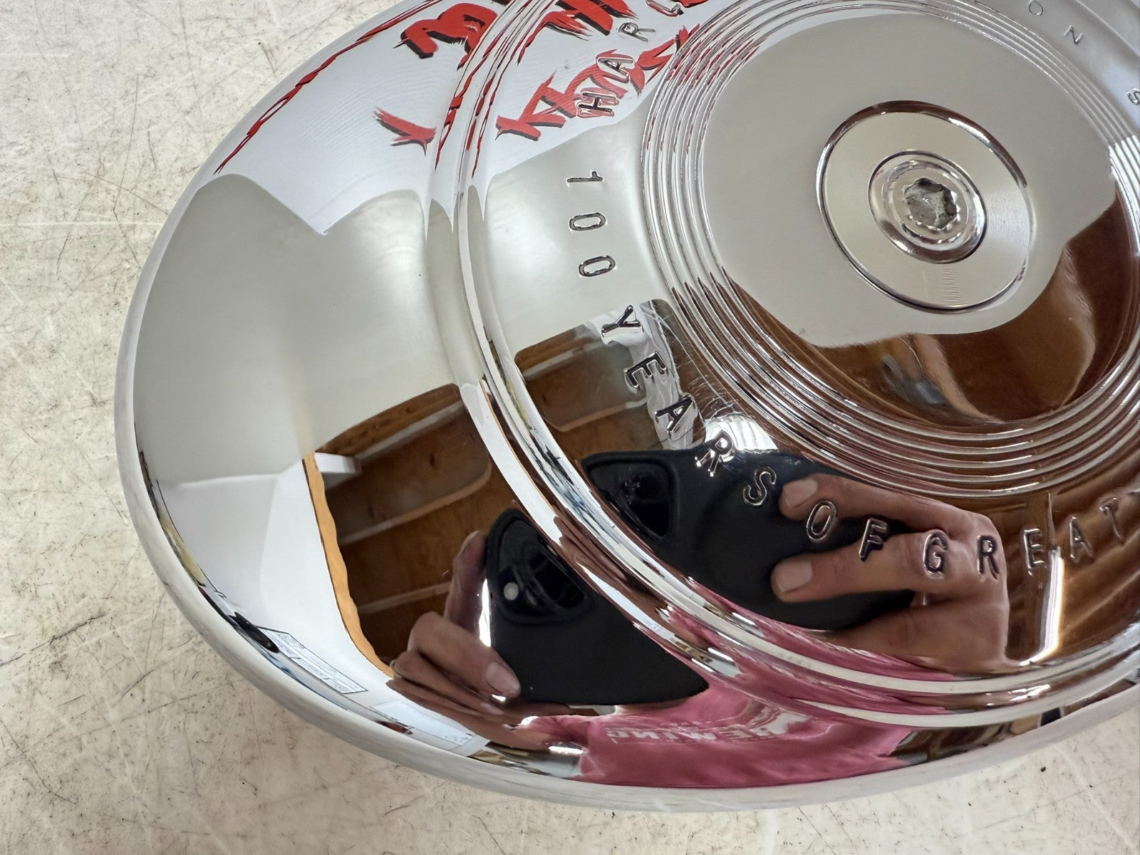 2003 HARLEY ELECTRA GLIDE 100th Anniversary Air Cleaner Housing Chrome Cover
