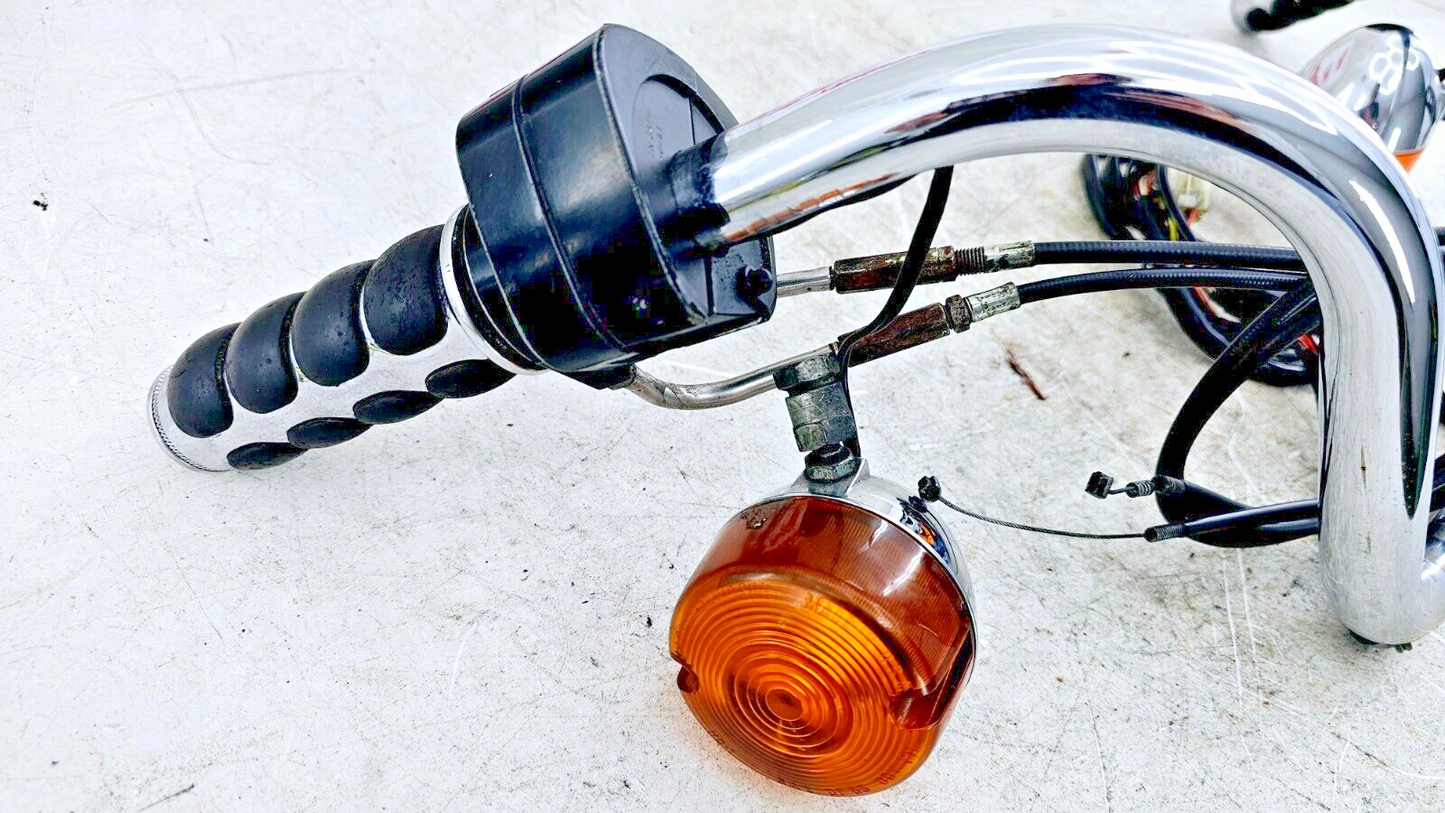 1995 HARLEY DYNA CONVERTIBLE Handlebar Control Switch Housing Grips +Turn Signal