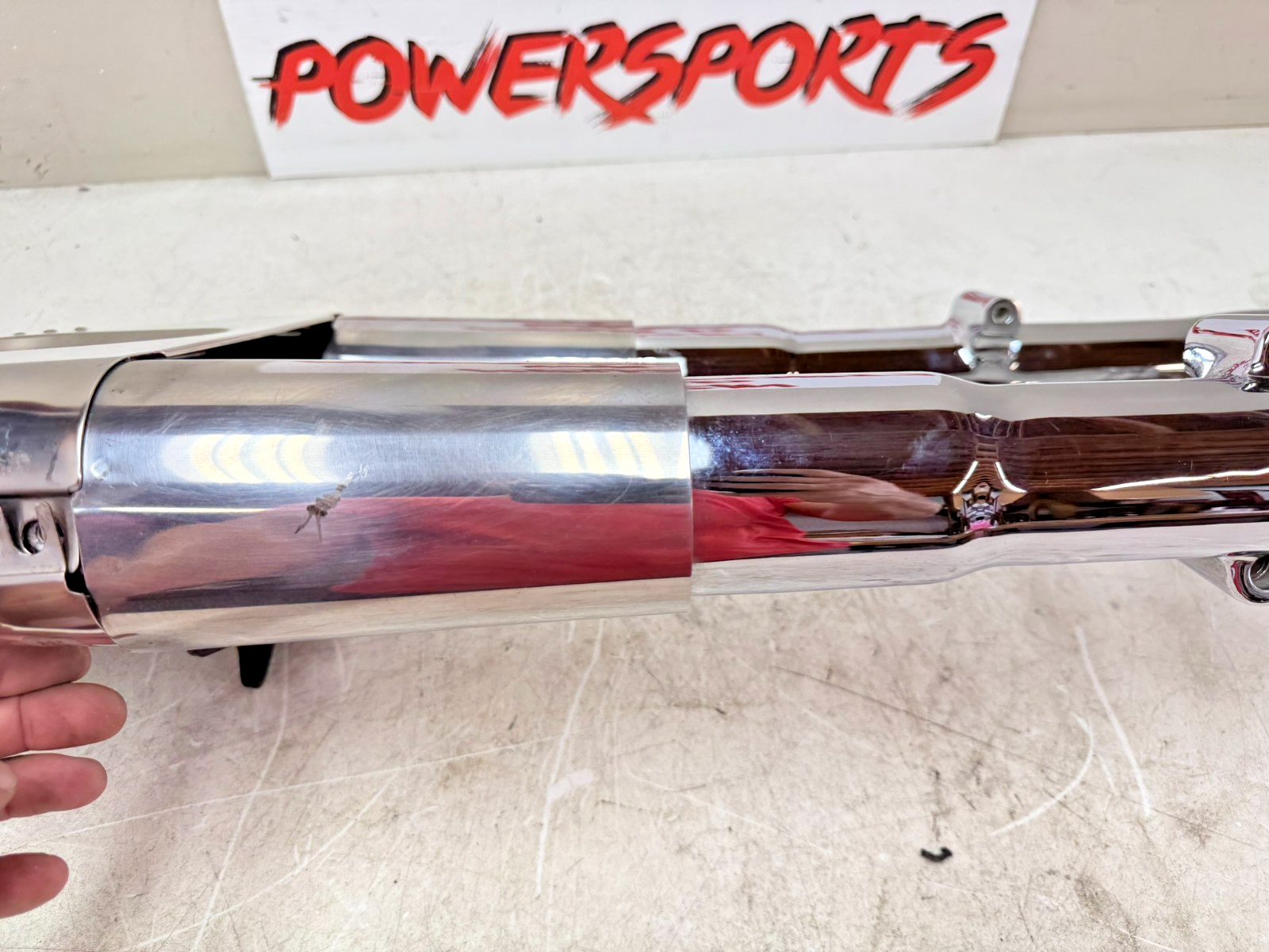 1997 HARLEY DAVIDSON SOFTAIL Chrome Front End Forks Triple Tree Lowers 41mm 