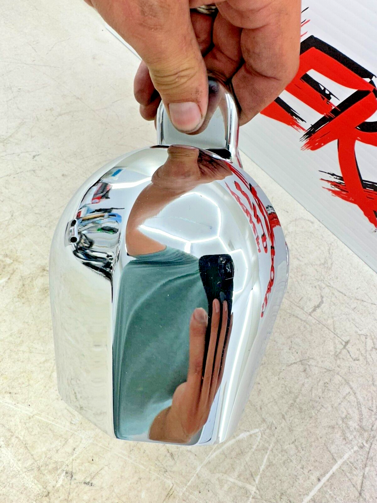 2007 HARLEY SOFTAIL CUSTOM Horn + Chrome Cover