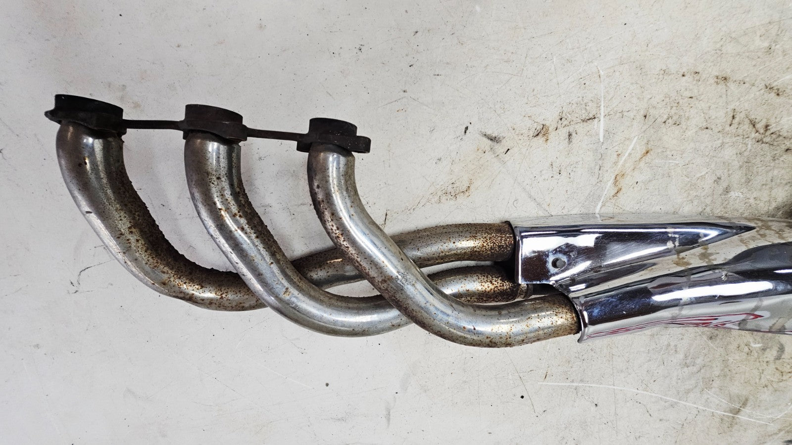 2000 HONDA VALKYRIE INTERSTATE Exhaust Header Muffler Pipe System Chrome