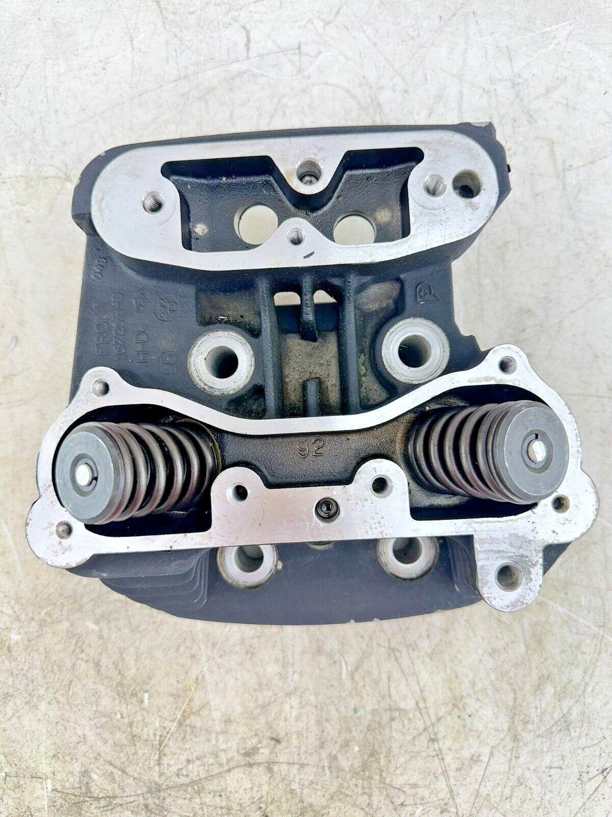1995 HARLEY SOFTAIL EVO Engine Motor Front Cylinder Head W/ Valves 16721-84D