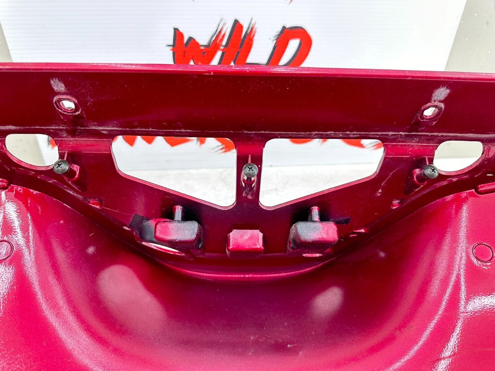 2004 Honda Goldwing GL1800 Rear Upper Top Trunk Lid Cover Fairing Red