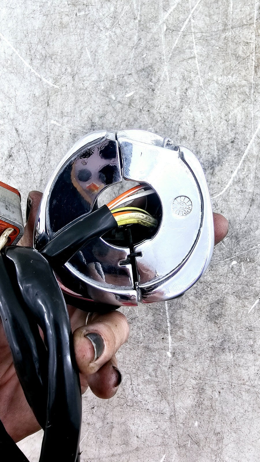 1998 HARLEY FLH ROADKING Left Controls Switch Chrome Housing Horn Turn Buttons