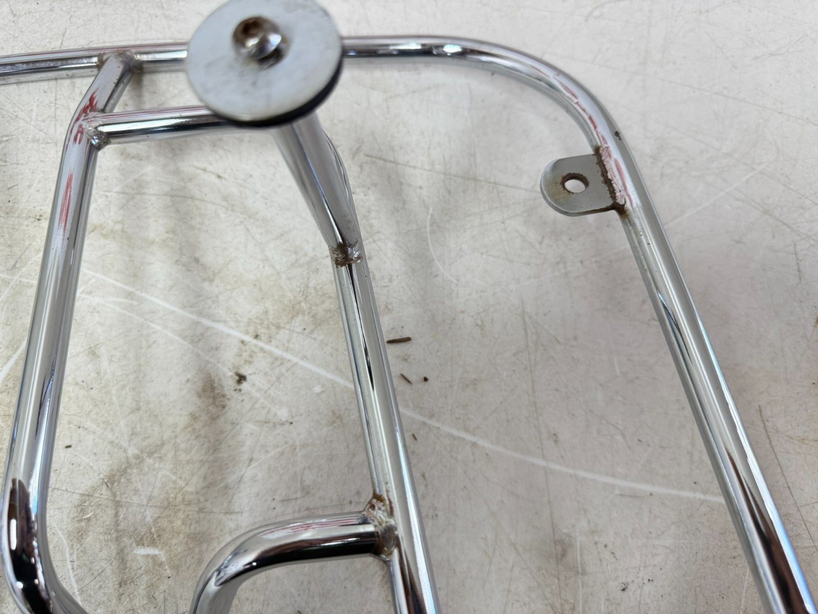 2002 Honda Goldwing GL1800 Rear Trunk Top Case Luggage Rack Chrome