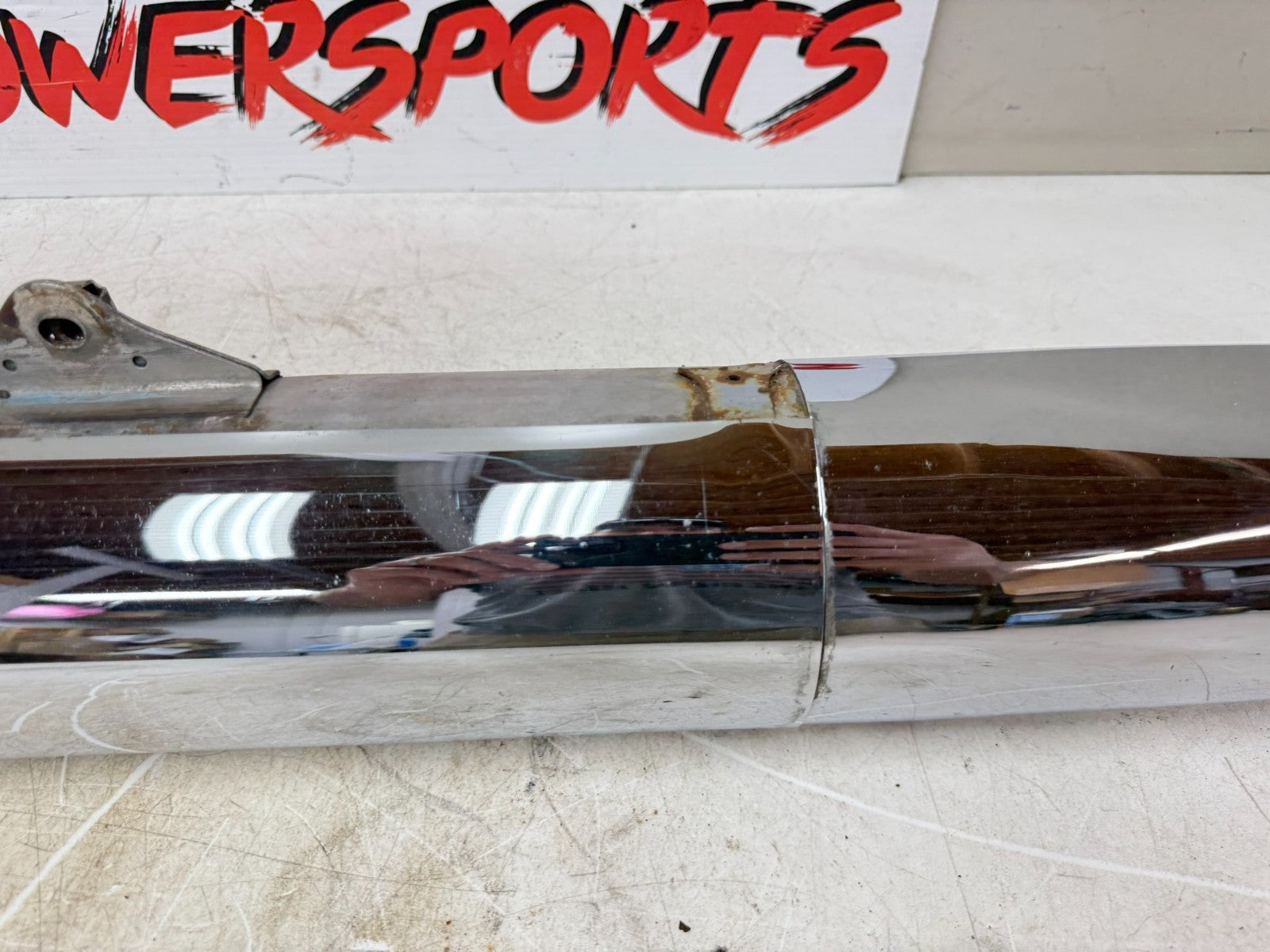 2002 Honda Goldwing GL1800 Right Exhaust Pipe Muffler Slip On Can Silencer