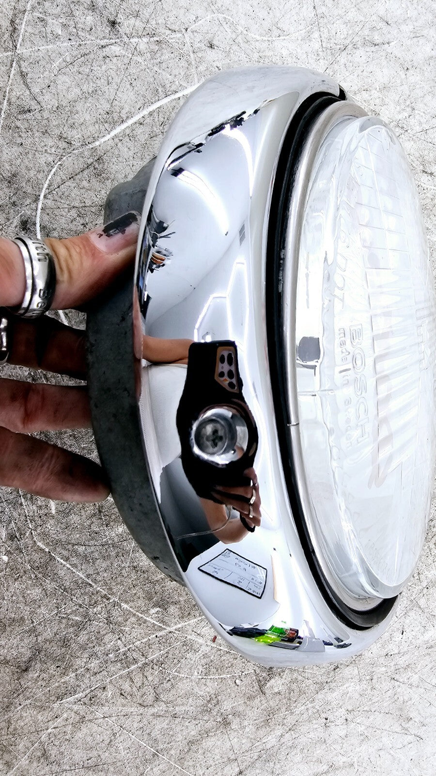 1994 HARLEY FLH ELECTRA GLIDE Headlight Head Light Lamp Housing