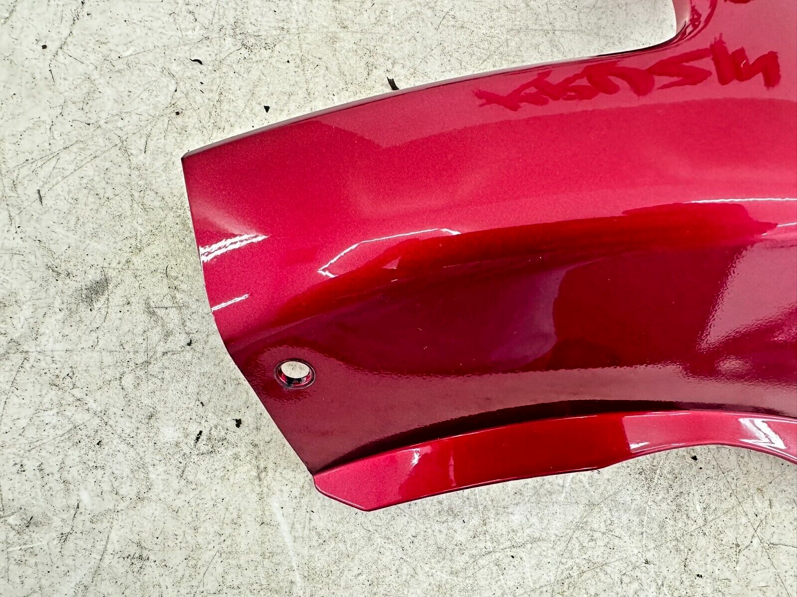 2004 Honda Goldwing GL1800 Red Front Fairing Cowl Lower Center Cover Plastic