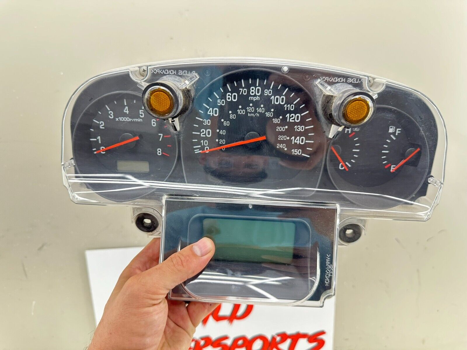 2004 Honda Goldwing GL1800 Gauge Cluster Speedometer Tech RPM Gas 33k Miles