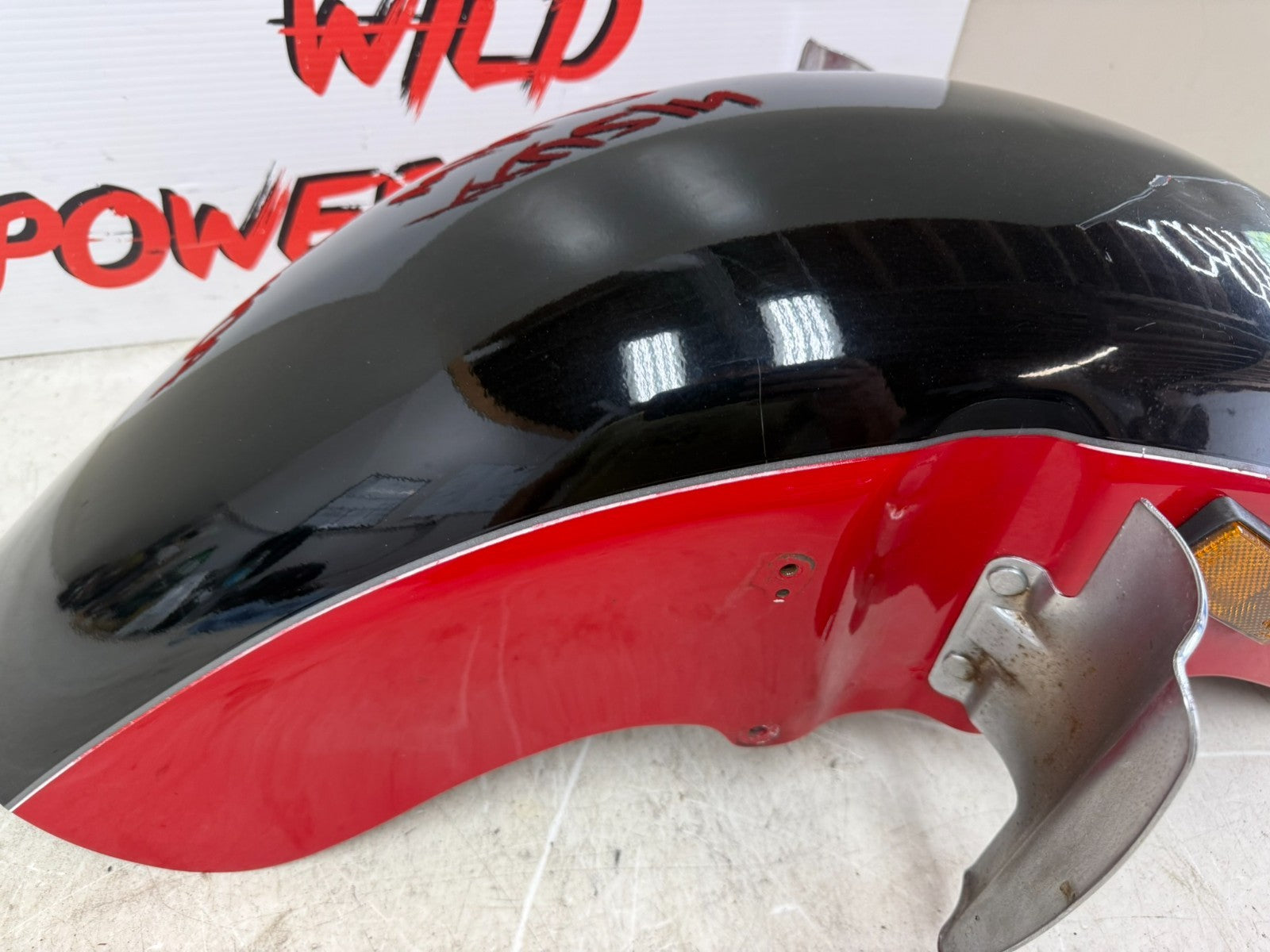 2001 HONDA VALKYRIE INTERSTATE OEM Front Fender With Chrome Trim Tip