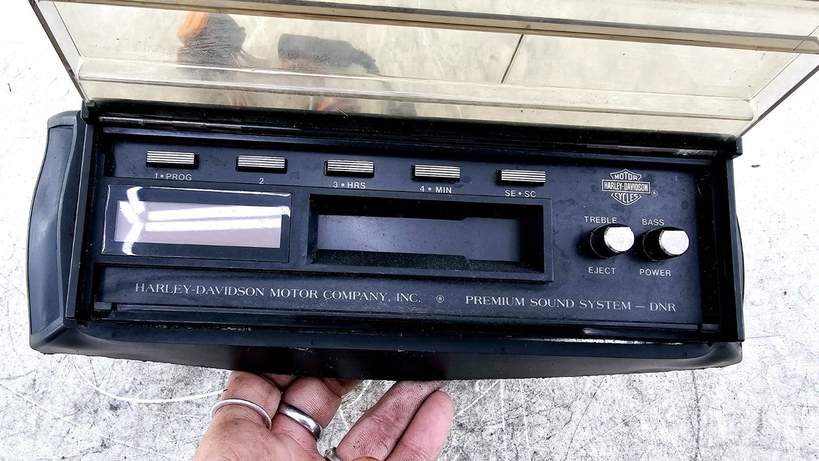 1994 HARLEY FLH ELECTRA GLIDE AM FM Cassette Radio Stereo Head Unit