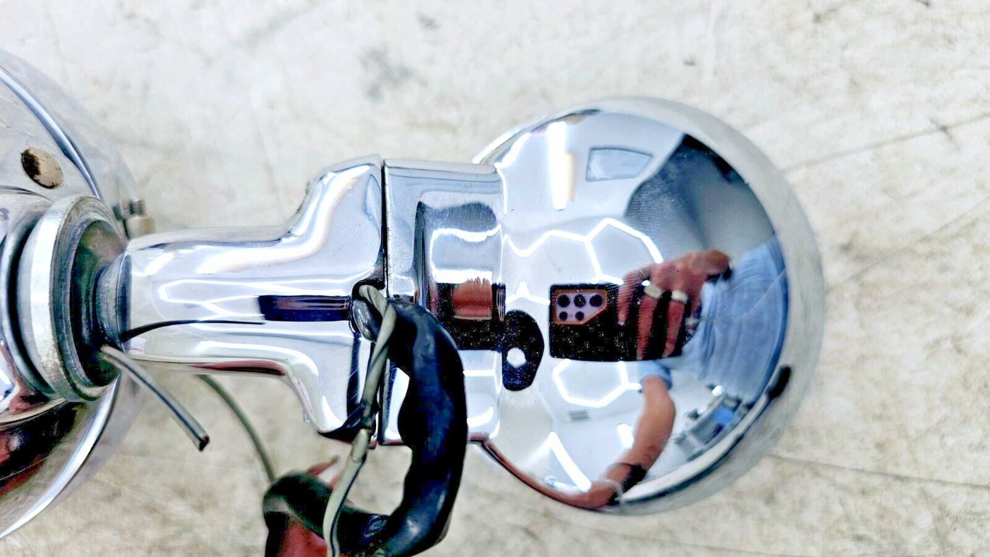1998 HARLEY FLH ELECTRA GLIDE Fog Highway Turn Signal Light Chrome Housing Eagle