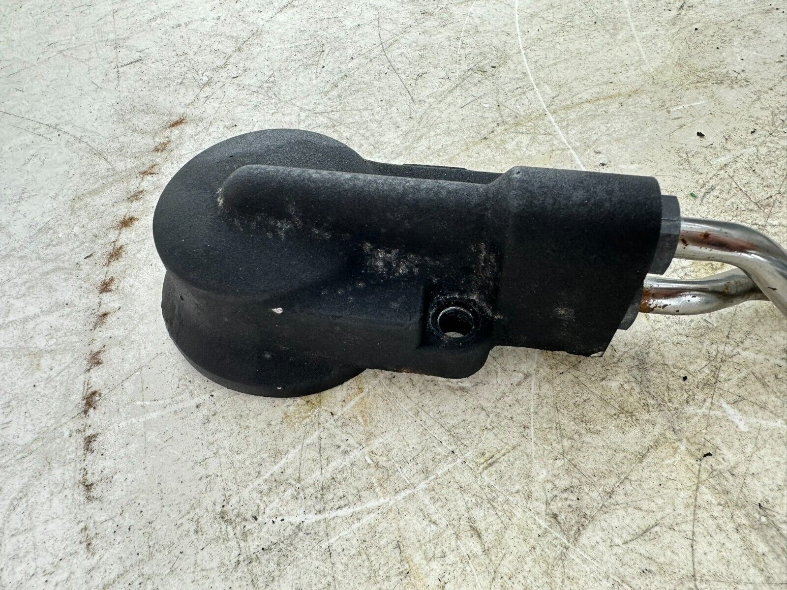 1997 HARLEY DYNA OEM HD Oil Filter Housing Mount + Hoses