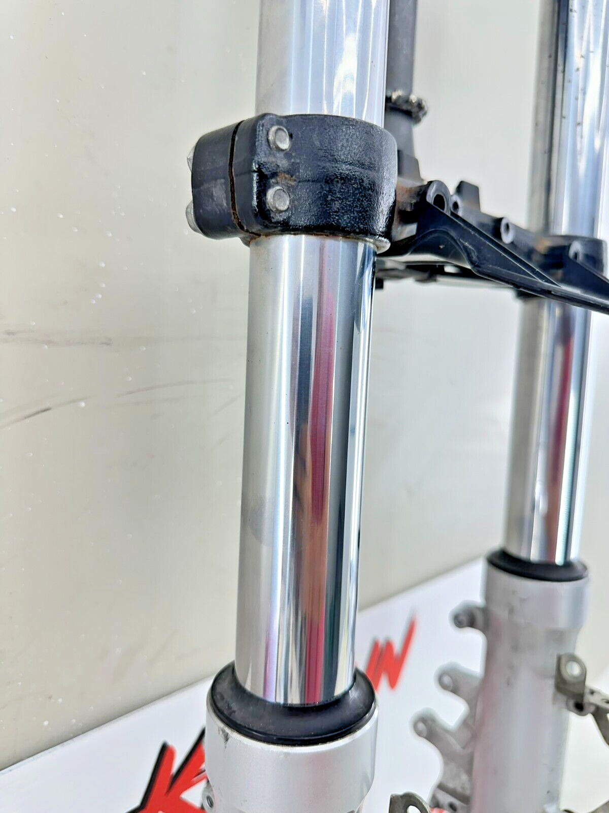 2004 Honda Goldwing GL1800 Forks Triple Top Clamp Front End W/ Axle
