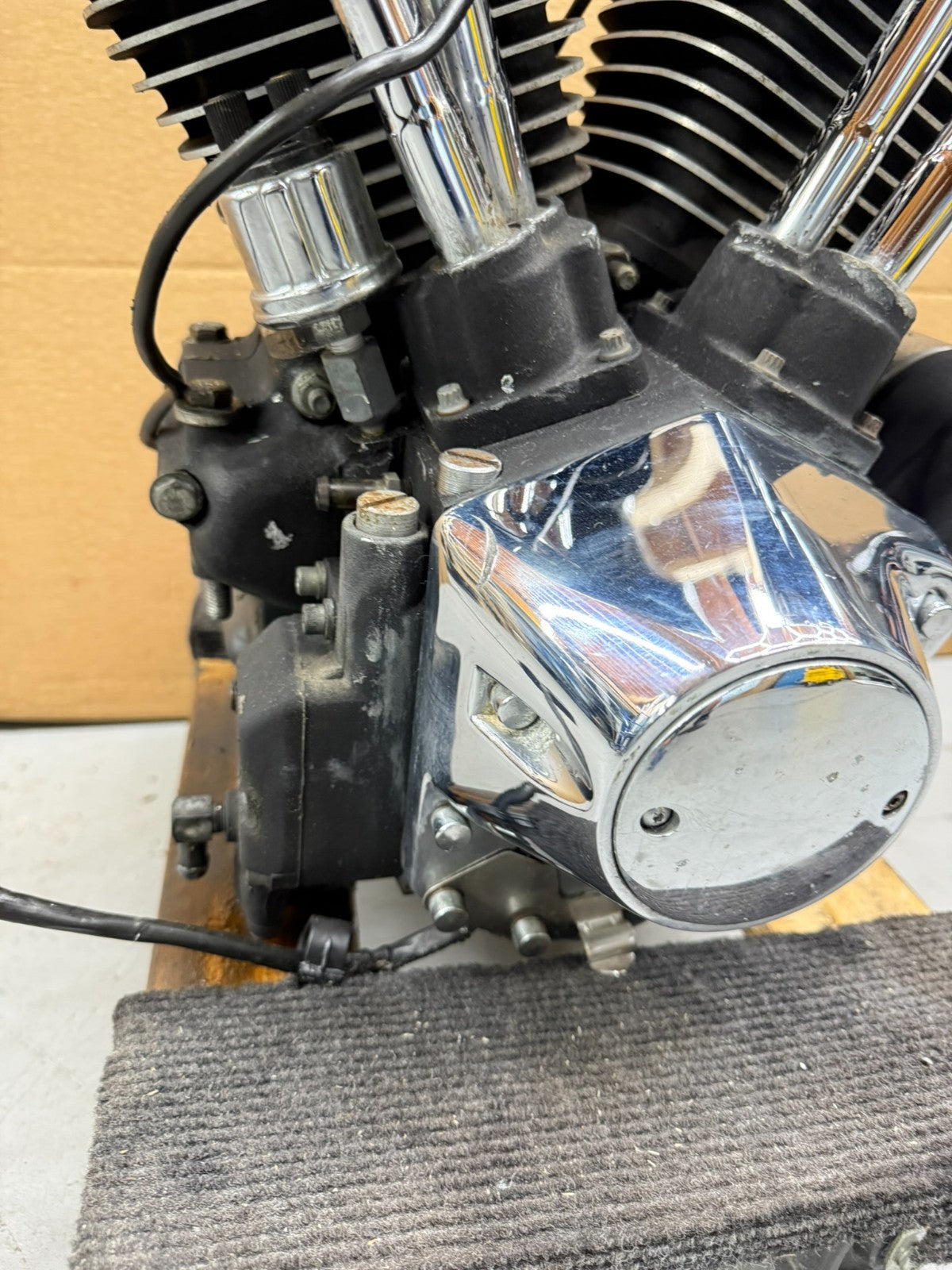 1995 HARLEY FLH ELECTRA GLIDE 1340 EVO Evolution Engine Motor 42k EFI SEE VIDEO