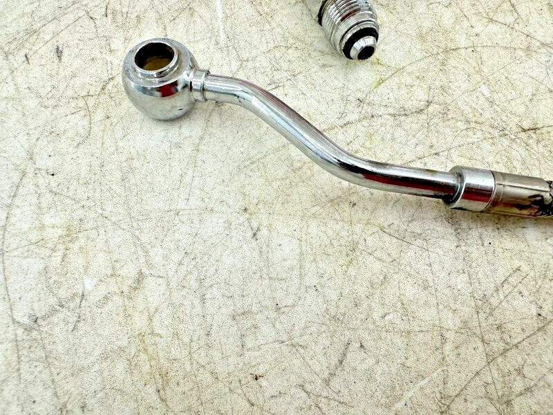 1999 HARLEY FLH ELECTRA GLIDE OEM HD Braided Fuel Lines Pipes