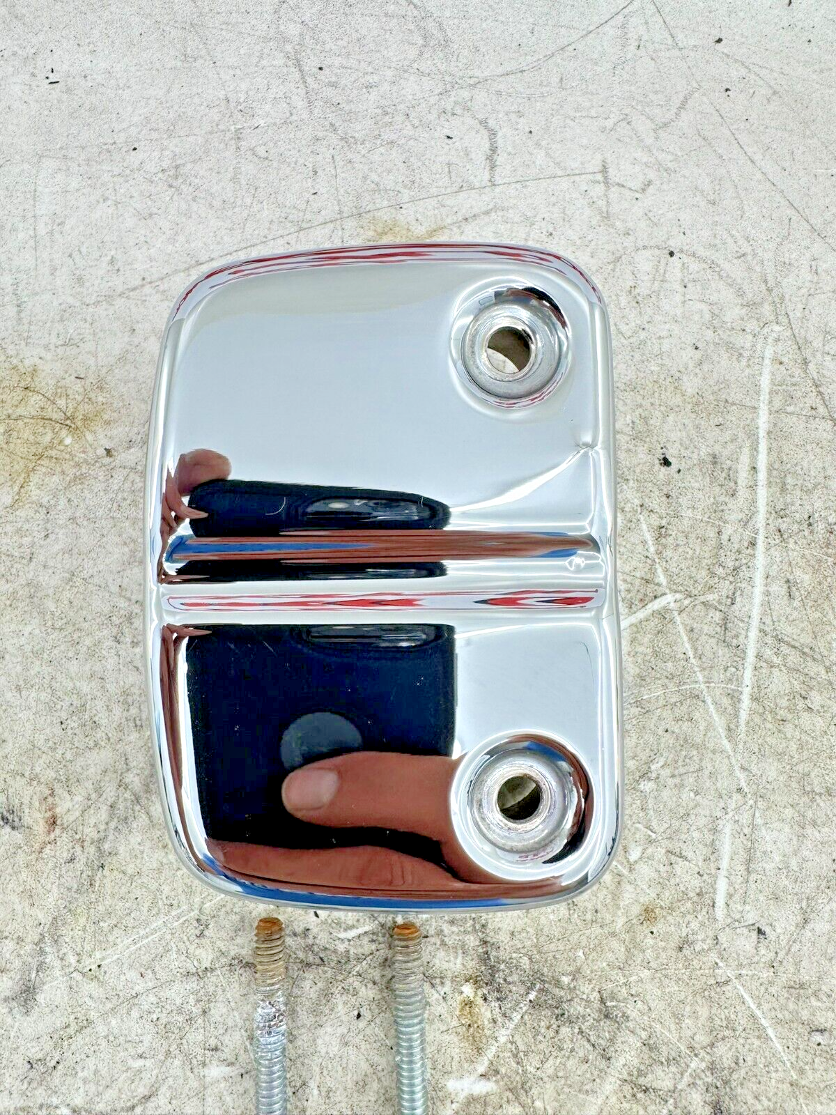 2006 Harley Dyna Low Rider OEM HD Chrome Ignition Coil Cover Accent