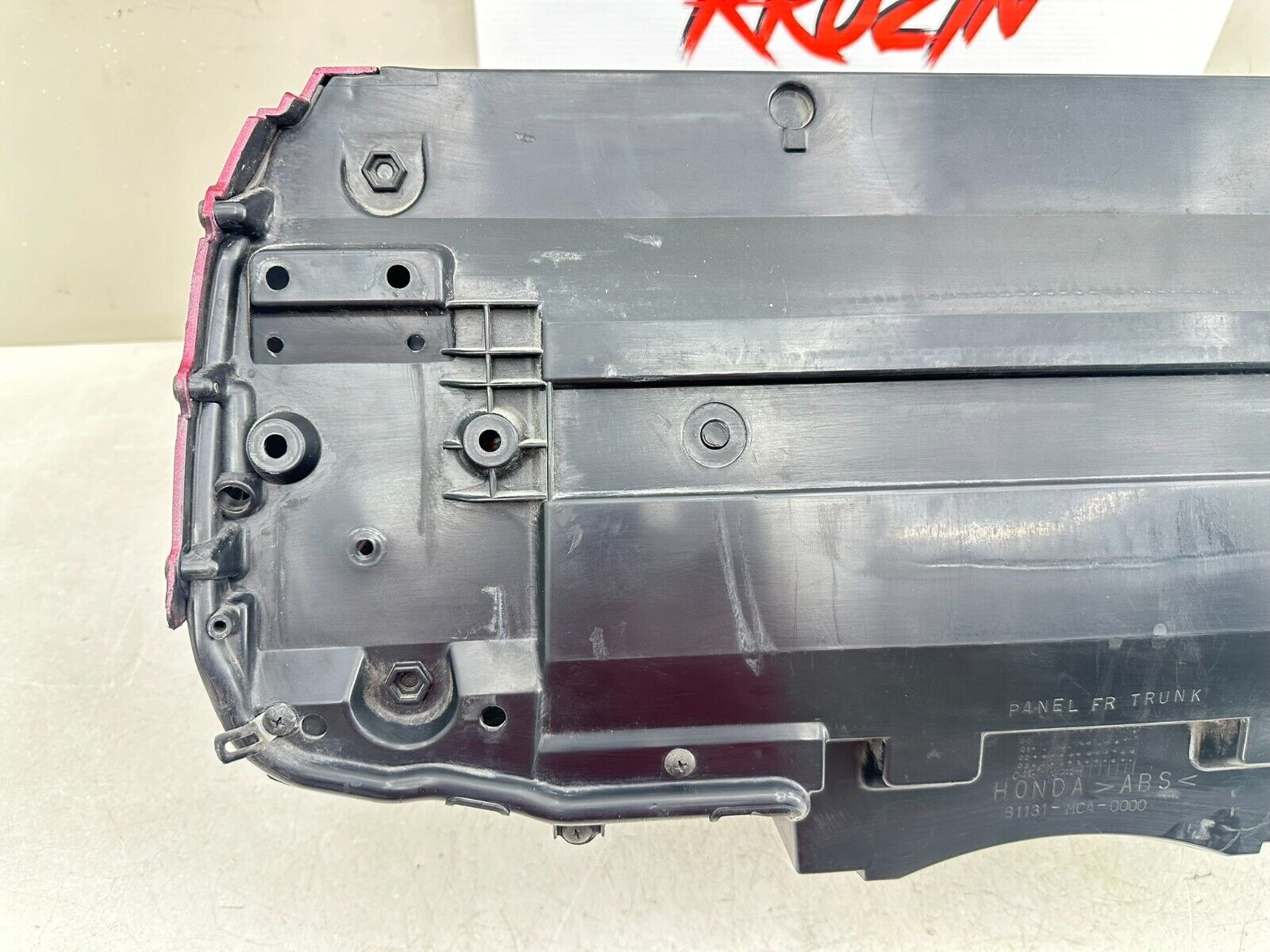 2004 Honda Goldwing GL1800 Red Lower Trunk Base Bottom Case 81111-MCA-0000