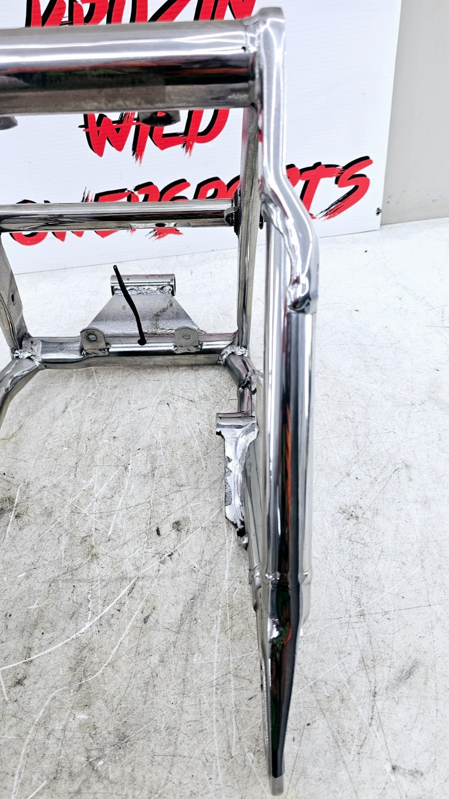 1988 HARLEY SOFTAIL Chrome Swingarm Axle Transmission Mount Bolt