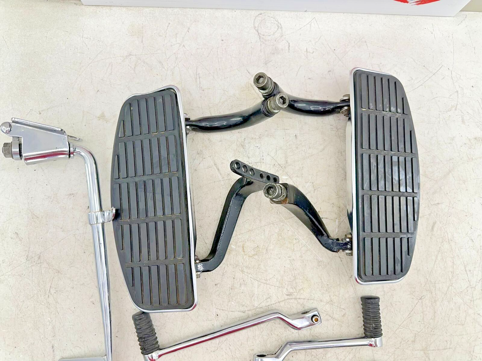 1994 HARLEY ELECTRA GLIDE Driver Floorboards Kickstand + Heal Toe Shifter