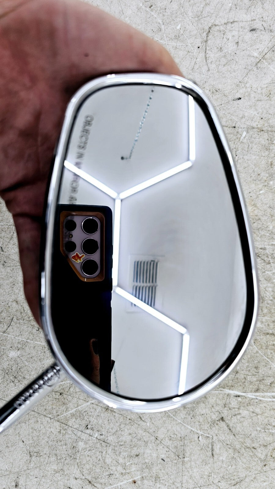 1999 HARLEY SOFTAIL Chrome Mirror Left Side