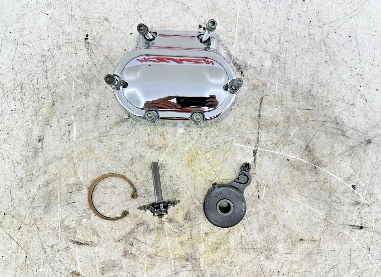 2003 HARLEY ELECTRA GLIDE classic OEM HD Transmission Right Side Cover + Clutch